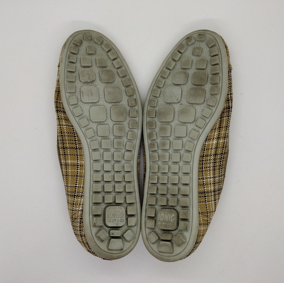 IONIC Yellow Stripes Paris Slip-On Flats SIZE 6.5 - Picture 6 of 8